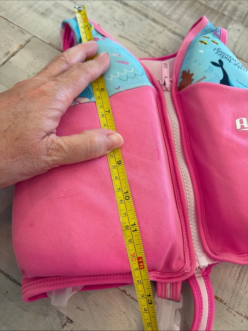 Aqua Swim School Youth Pink Mermaid Swim Training Vest